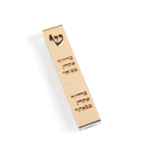 בבואך ובצאתך זהב על שחור