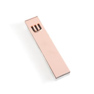 רוז גולד חלול ש גב שחור